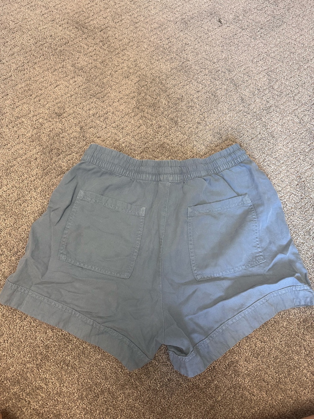 C&C California Women’s Blue Utility Shorts L Elastic Waist Drawstring - Picture 4 of 4